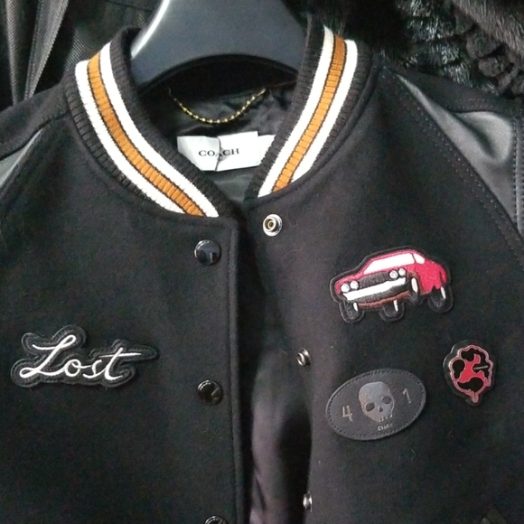 Coach Varsity Jacket women size 0 - Picture 2 of 5